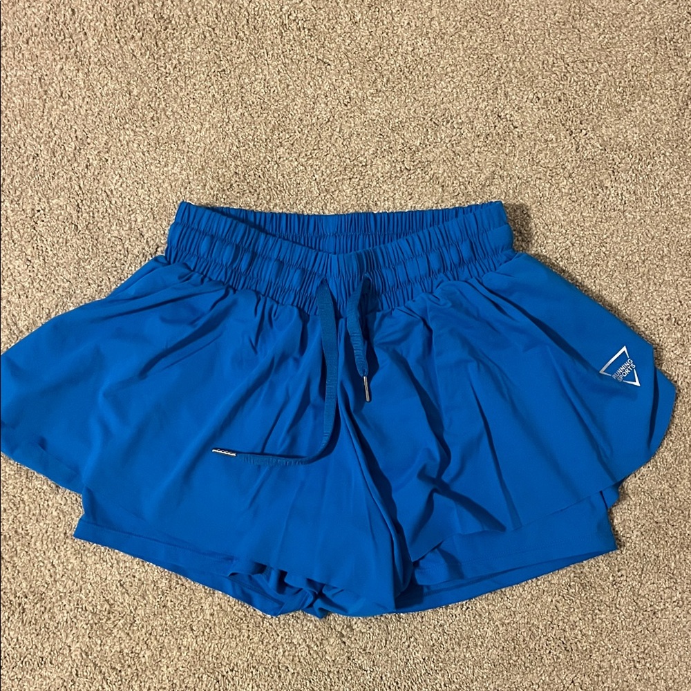 Vibrant Blue Women's Athletic Shorts